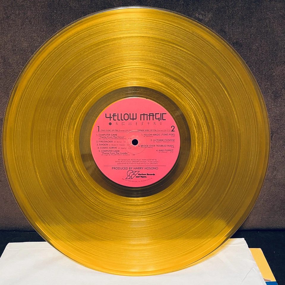 Rarest YELLOW MAGIC ORCHESTRA PROMO LP 1st US 1979 colored vinyl NM only 1 known - Image 3 of 4