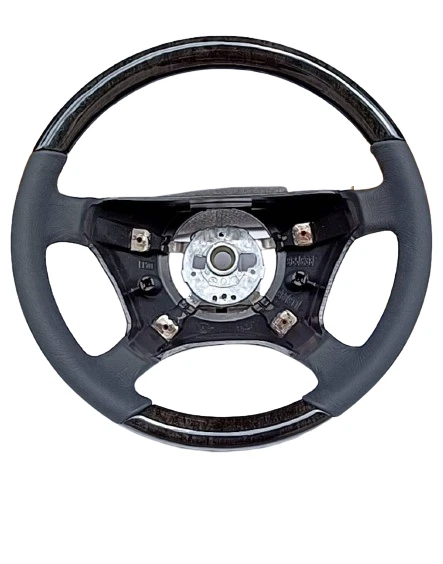 96-98 Mercedes E430 W210 руль темно-зеленый дерево + BK кожи предварительный фейслифтинг - Изображение 3 из 4