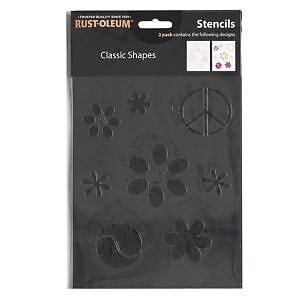 Rust-Oleum Classic Paint Stencil, Pack of 2 stencils