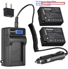 Kastar Battery LCD AC Charger for Panasonic DMW-BLC12  Panasonic Lumix DMC-G5