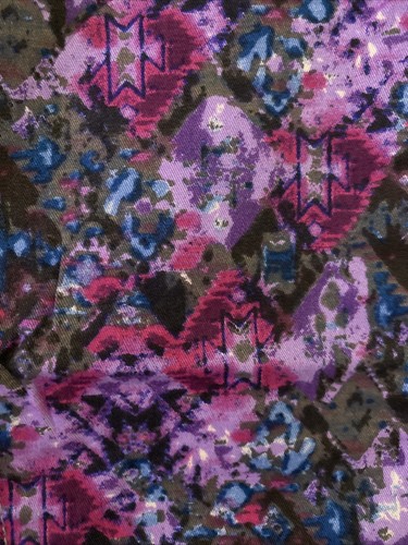 Levi Strauss Co girls 12 reg purple pattern denim leggings NWT adjustable waist - Picture 2 of 9
