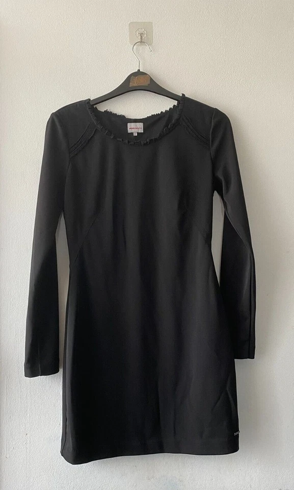 Hermoso vestido negro Miss Sixty para mujer - manga larga cuello redondo - talla: grande Foto 3 de 4