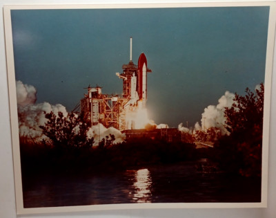 Original NASA Color Kodak Space Shuttle Lift off Launch Pad Photo 8 x 10 RRP 271