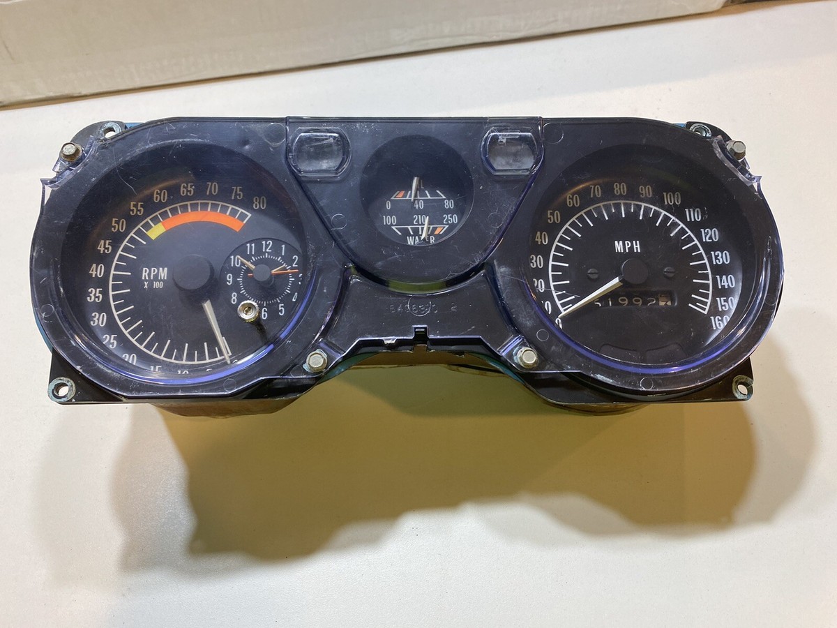 1973 74 75 Trans Am Formula GAUGE CLUSTER 160 Mph 8k TACH 1973 74 75 Trans Am Formula GAUGE CLUSTER 160 Mph 8k TACH