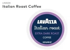 🆕☕ Lavazza Italian EXTRA Dark Roast Coffee Keurig K-cups