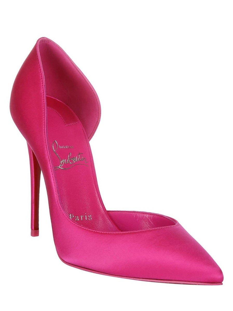Christian Louboutin IRIZA 100パテントコーラルピンク Iriza - 85 mm Pumps - Patent calf leather - Blush - Women