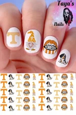 TN Vols Football Waterslide Nail Decals Set Of 50