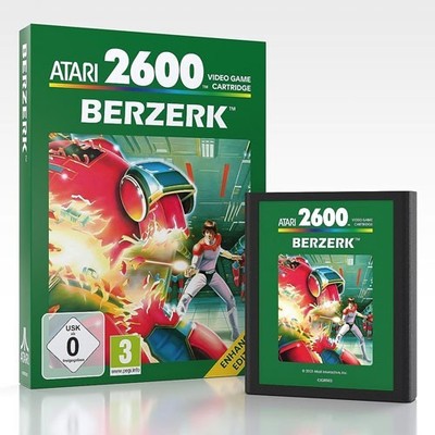 Berzerk Enhanced Edition Atari 7800, 2600+  Cartridge Retro Videospiel NEU OVP