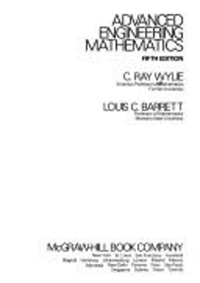 Advanced Engineering Mathematics Hardcover Clarence R., Barrett,