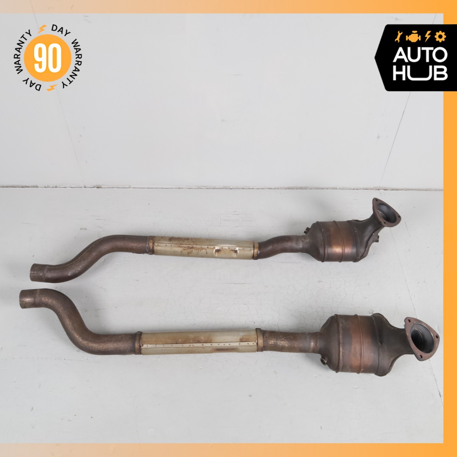 04-19 Maserati GranTurismo M145 Exhaust Downpipes Right & Left Set OEM 60k