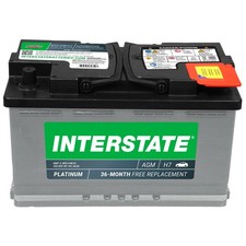 Interstate Batteries Group Size H7 94r Sli Agm Automotive Battery 12v 80ah
