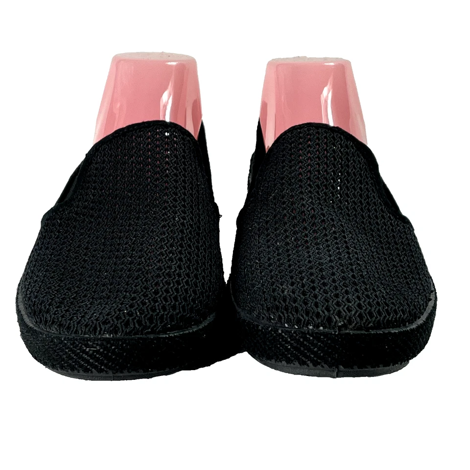 Rivieras Alpargata Zapatos Para Hombre 10.5 Clásico Filete Negro Transpirable Ligero Foto 3 de 4
