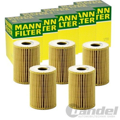 5x MANN-FILTER HU 825 x ÖLFILTER MIT DICHTUNG FILTEREINSATZ 5-STÜCK!