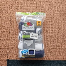 Fruit of the Loom 5 PACK Boys Tag Free Cotton Briefs Blue/Gray Medium 10-12 Z8b
