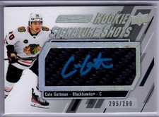 2023-24 Upper Deck Engrained Cole Guttman Signature Shots Card RSS-CG