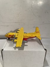 Vintage Matchbox Mattel Sky Busters DHL Transport Plane 3.5” Long 2002 1682