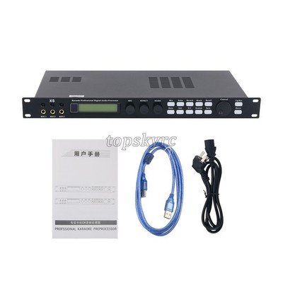 220V Karaoke Effect Karaoke Professional Processor 32Bit DSP Processor TZT-X5 #e