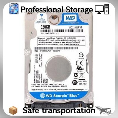 Western Digital WD3200LPVT 320GB 5400RPM 8MB SATA2 2.5'' Laptop HDD Hard Drive