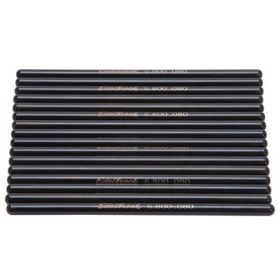 Edelbrock Engine Push Rod Set 9632; Performance 5/16'' Chromoly 3 Piece 6.805''