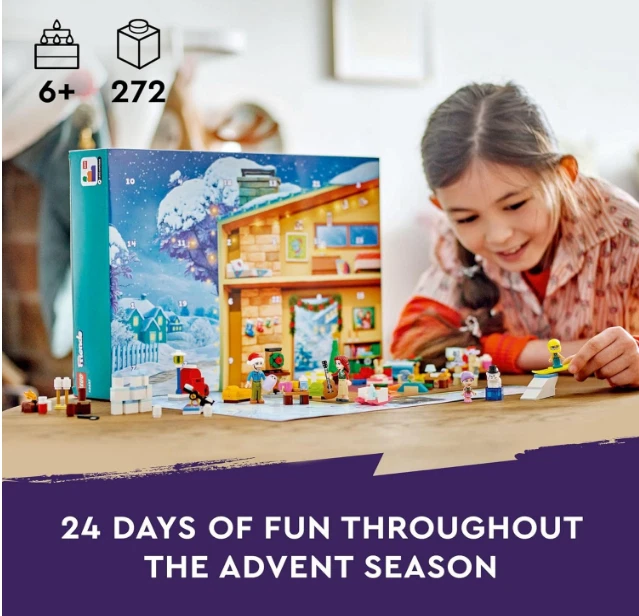 LEGO Friends Advent Calendar 2024 for Kids - Christmas Advent Calendar W/Mini Bu - Image 2 of 4