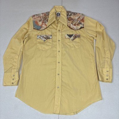 Vintage The Hustler Collection Western Long Sleeve Pearl Snap