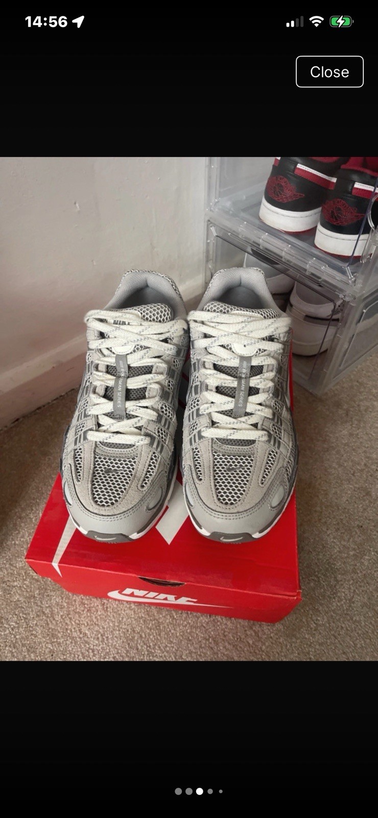 Nike P6000 PRM Men's Light Iron Ore Trainers UK Size 9 image 3