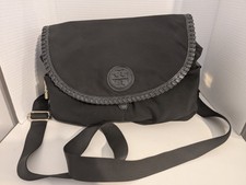 Tory Burch Black Marion Nylon Crossbody Messenger Handbag Travel Baby Diaper Bag