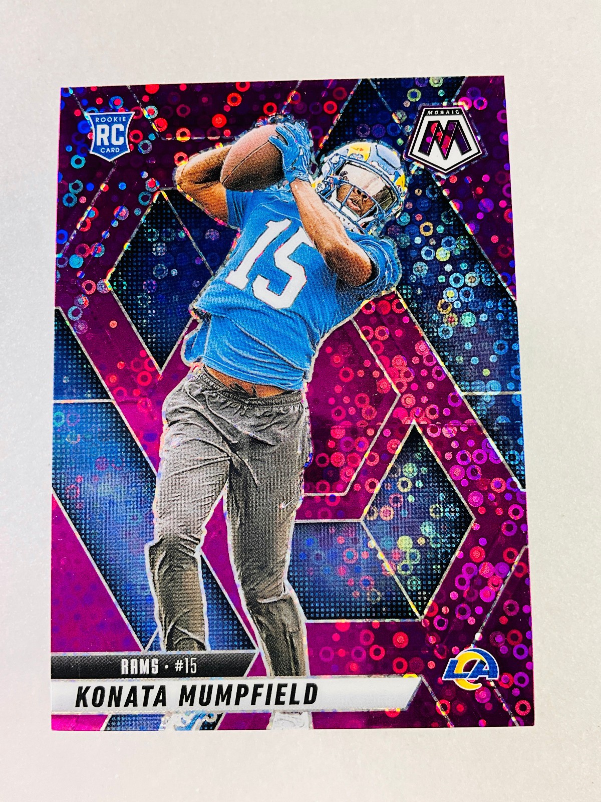 Konata Mumpfield Panini Mosaic #393 No Huddle Purple