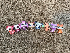 littlest pet shop lot 8 Pets