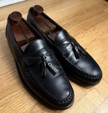 Allen Edmonds Maxfield Black Leather Tassel Loafers Men s Size 12A