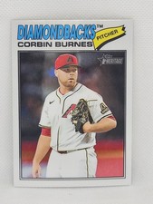 2026 Topps Heritage Chrome #238 Corbin Burnes Arizona Diamondbacks