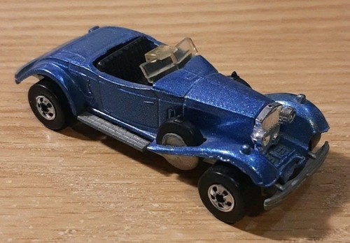 1984 HOT WHEELS ROLLS-ROYCE PHANTOM II METALFLAKE LIGHT BLUE BASIC WHEELS
