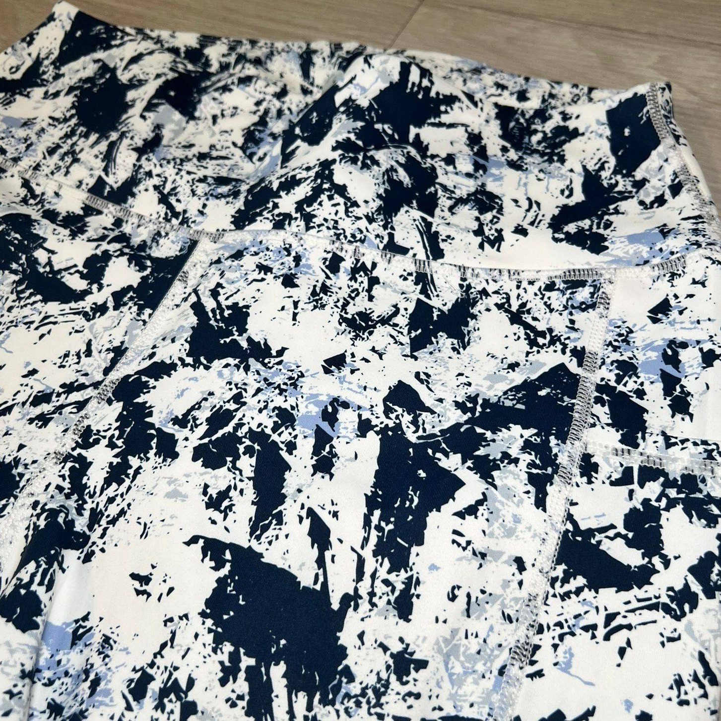 SOFIA Active Black White Blue Abstract Print High… - image 9