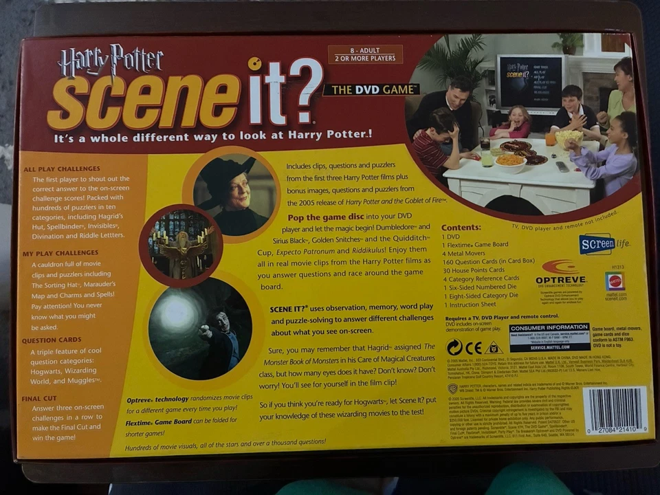 Harry Potter Scene It The DVD Game 100% Complete With Harry Potter Movie Clips - Image 2 of 4