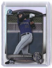 Charlie Condon 2025 Bowman Draft Chrome Refractor