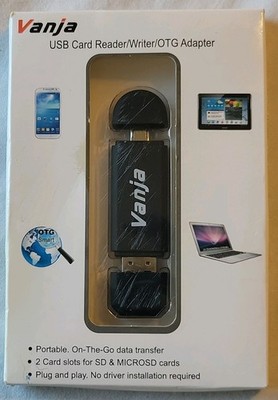 Vanja USB Card Reader Writer OTG Adapter 