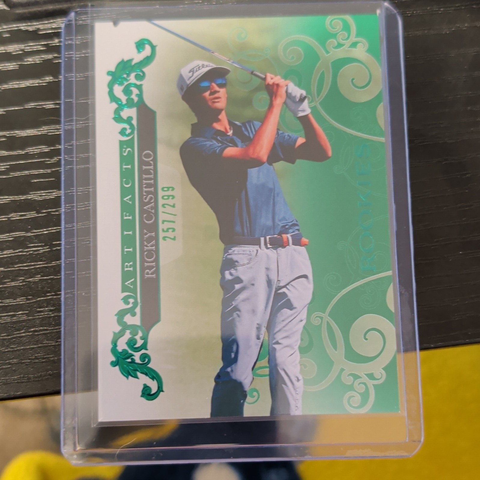 Upper Deck 2026 Artifacts Golf Ricky Castillo Rookie Green Parallel #67 /299