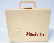 Vintage 1977 Fisher-Price KIDS Doctor Medical Kit 936 w/ Case Complete