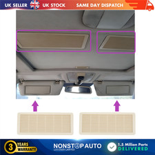 2X Schiebedach Grille L&uuml;ftung Abdeckung Beige F&uuml;r Mercedes W215 W219 W220