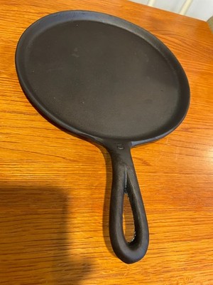 Unmarked #8 Antique Vintage Griddle Skillet Cast Iron Heat Ring Restored