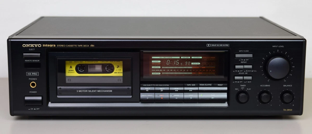 Platine Cassette Audio Onkyo TA-2028 Stereo Cassette Deck