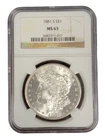 1881 S S$1 Silver Morgan Dollar Coin NGC Certified