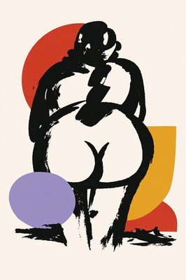  Abstract Art Poster - Bold Expression 2023 - 24x36  - Premium   Art Print