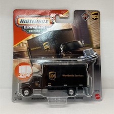 Camión de carga Matchbox Working Rigs International Durastar 1:64 Diecast UPS