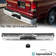 For 92-14 Ford Econoline Van Chrome Rear Step Bumper Assembly Completed