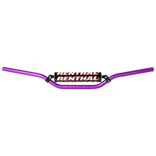 Renthal Aluminum 7/8" Handlebar (#966) YZ/WR 97-04 Purple For Kawasaki KX125