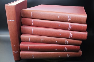 FORTUNE Magazine Hardcover Bound Magazine Volumes   1934-1985 Library Volumes