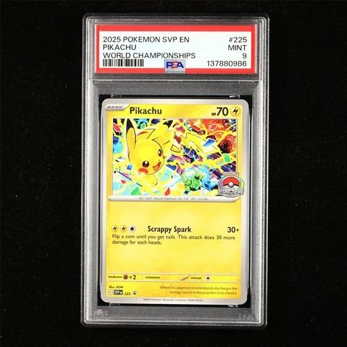 PSA 9 MINT 2025 Pokemon ENG Pikachu I SVP EN 225 Promo(2)