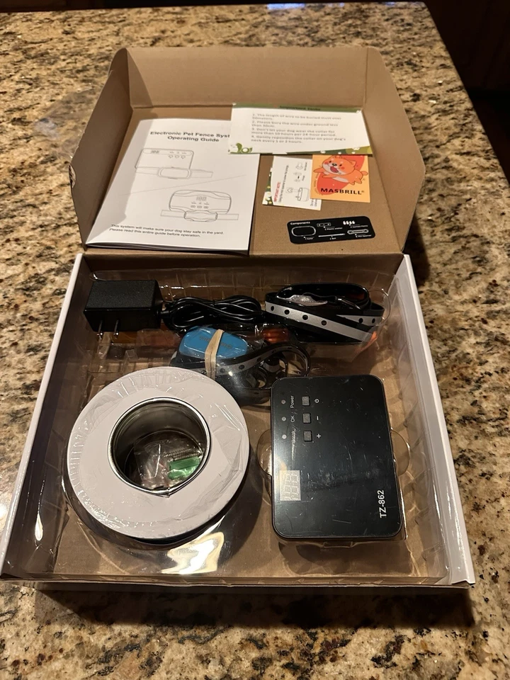 Sistema eléctrico inalámbrico de contención para mascotas cerca para perros 100 % inalámbrico hasta 990 pies Foto 2 de 3