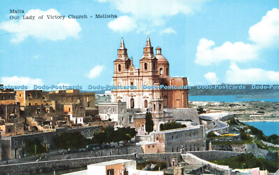 R215161 Malta Unsere Liebe Frau vom Sieg Kirche Mellieha Die A B C Bibliothek Fotografie
